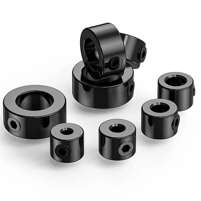 

EYFL-Drill Stop Bit Collar Set, 36PCS Adjustable Drill Depth Stop Collar Limit Ring With Carbon Steel Set For Drill Bits