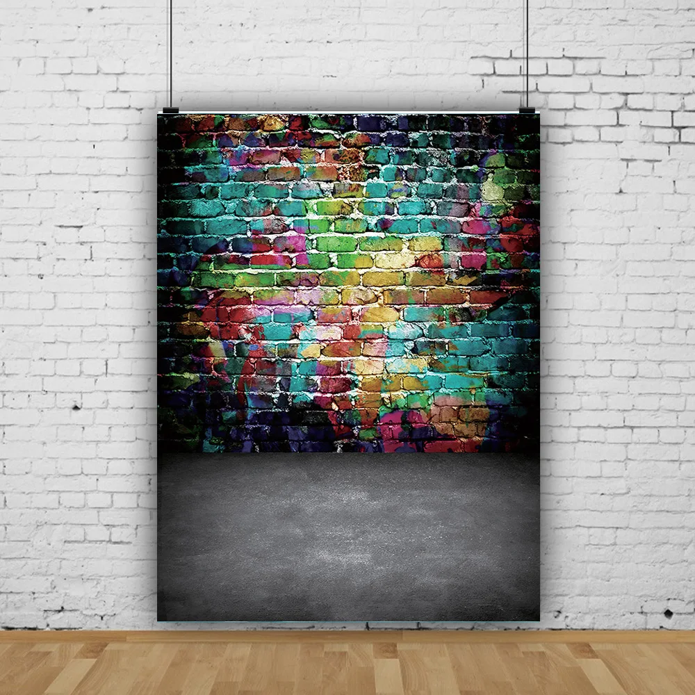 

Vintage Brick Wall Grungy Photography Backdrops Prop Old Room Subject Product Baby Child Portrait Photo Studio Background VG-05