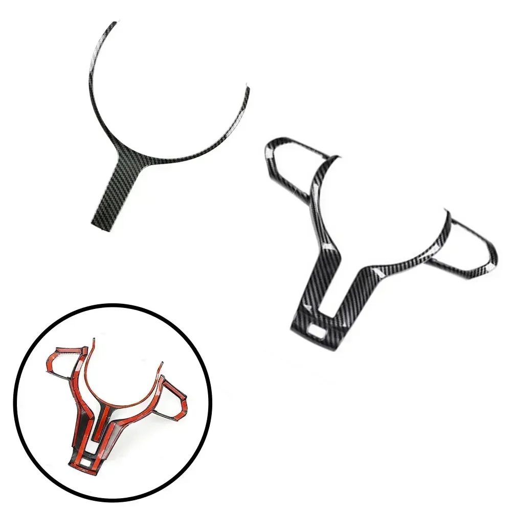 1 قطعة ABS الكربون غطاء عجلة القيادة الكسوة لسيارات BMW F الهيكل F22/F30/F32/F10/F12/F15 اكسسوارات للمركبات #6