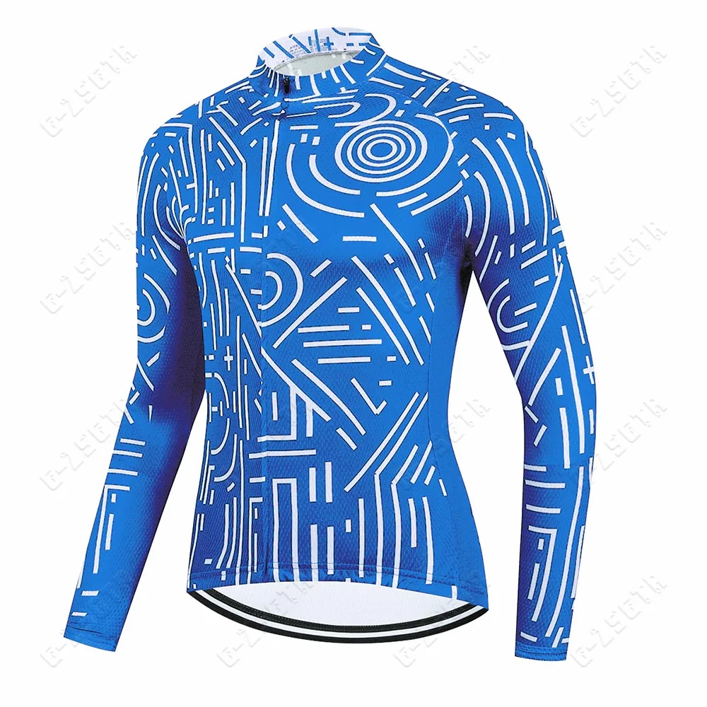 

New Cycling Jersey Bike Long Sleeve Outdoor Riding Clothes MTB Clothing Men's Breathable Cycling Clothing Bicycle Clothing