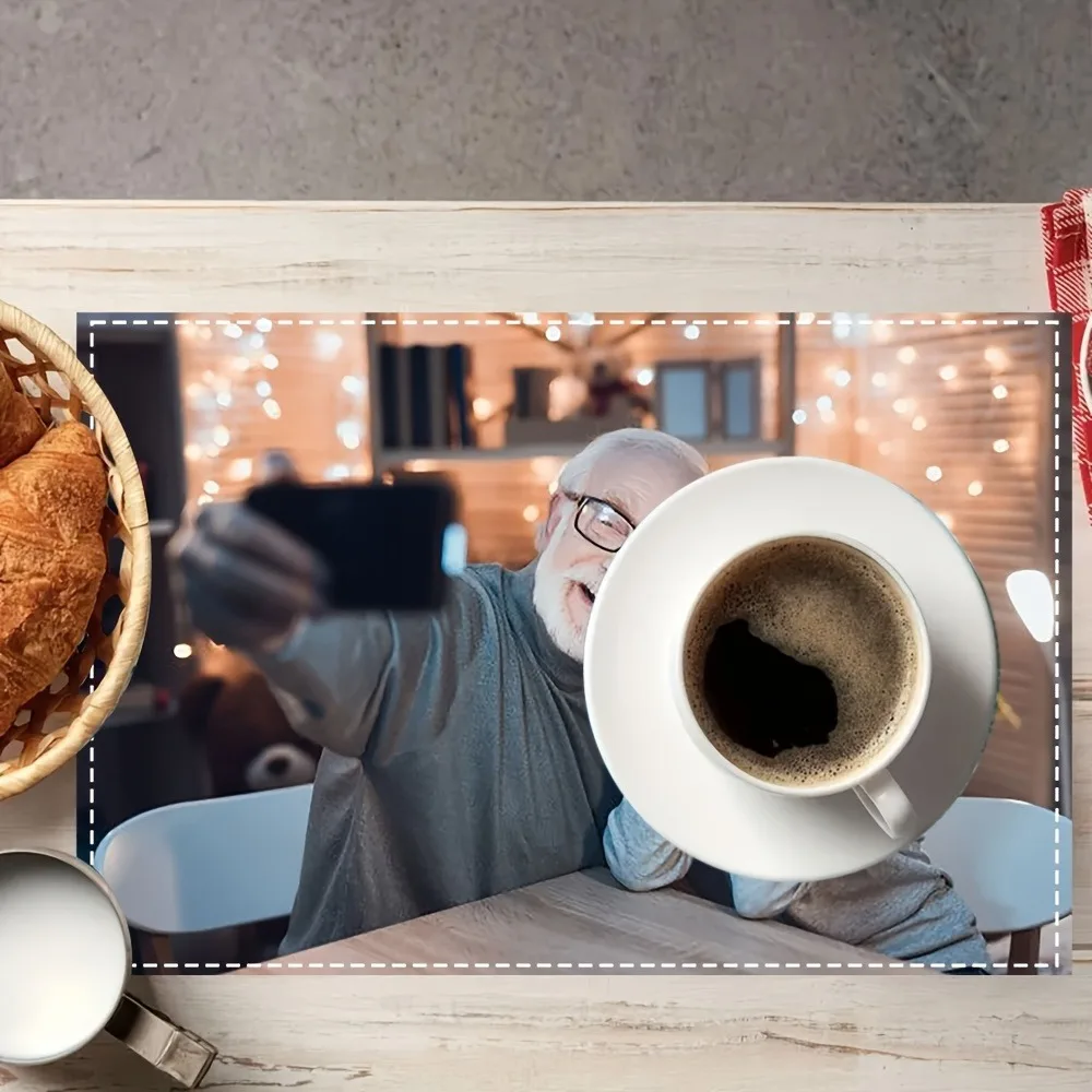 Custom Logo/Text/Pattern Placemats, Personalized Photo Placemats, Western-Style Placemats, Premium Custom Photo Placemats