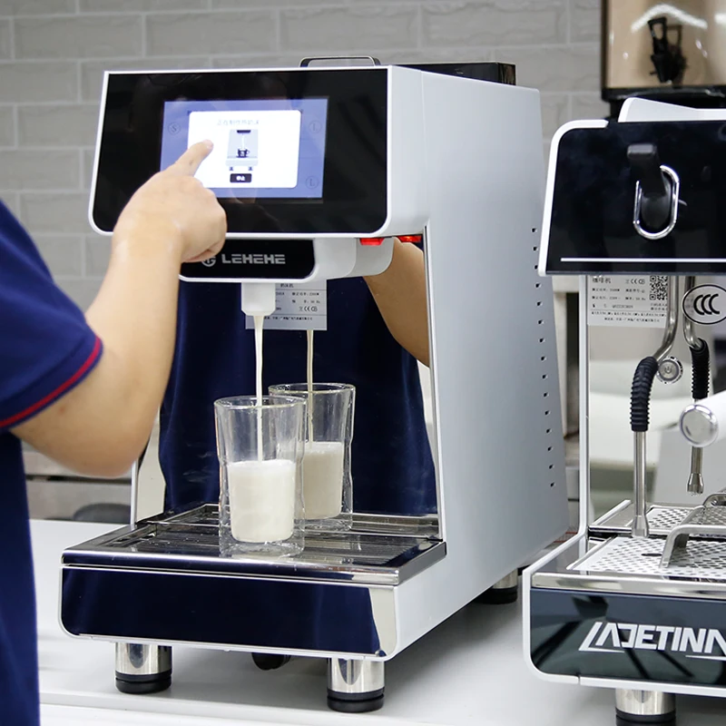 Commercial Auto Hot And Cold Electric Milk Frother Machine Eco-Friendly And Stocked Wholesale For Coffee And Foam Steaming