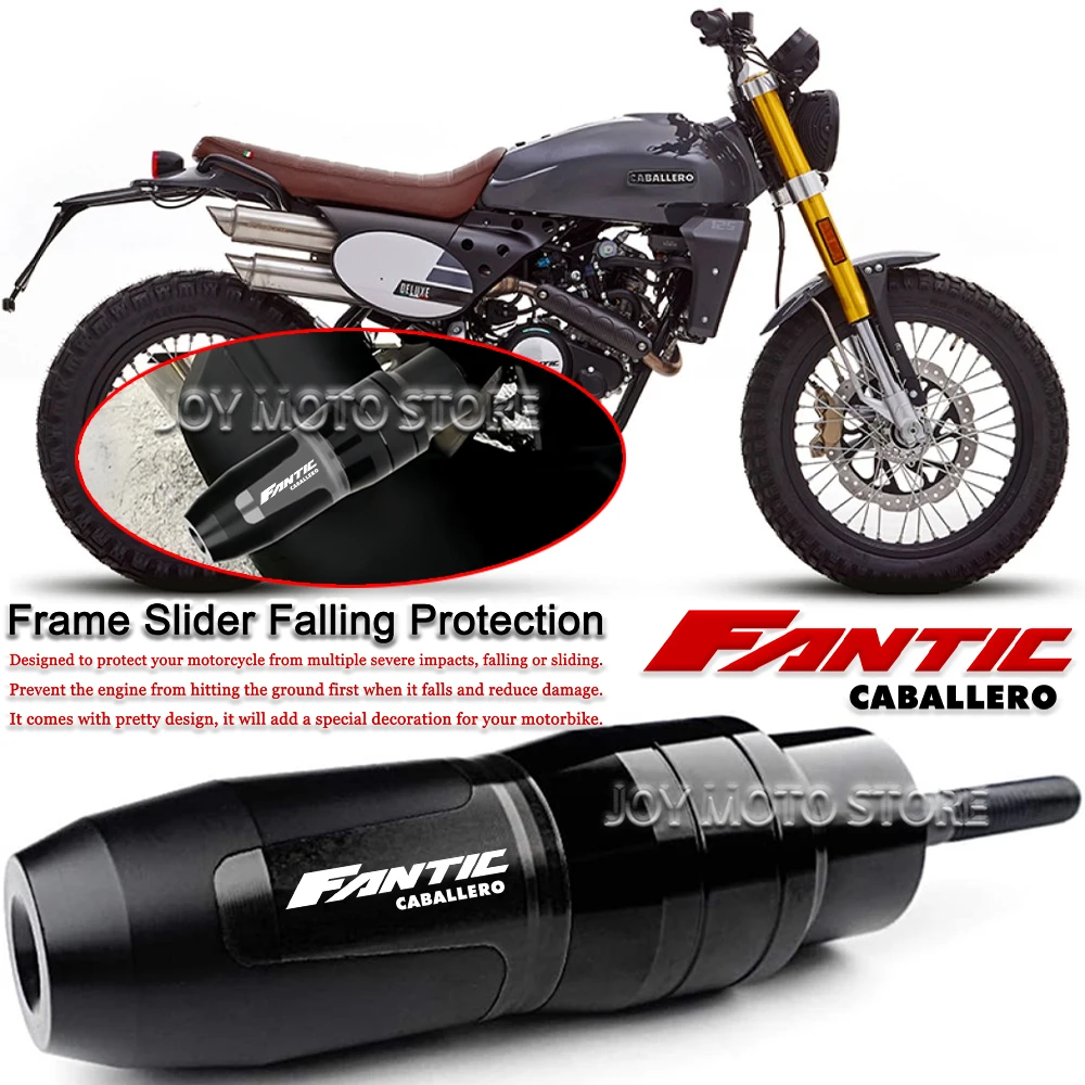 

For Fantic Caballero 500 700 Motorcycle CNC Accessoires Falling protection Exhaust Slider Crash