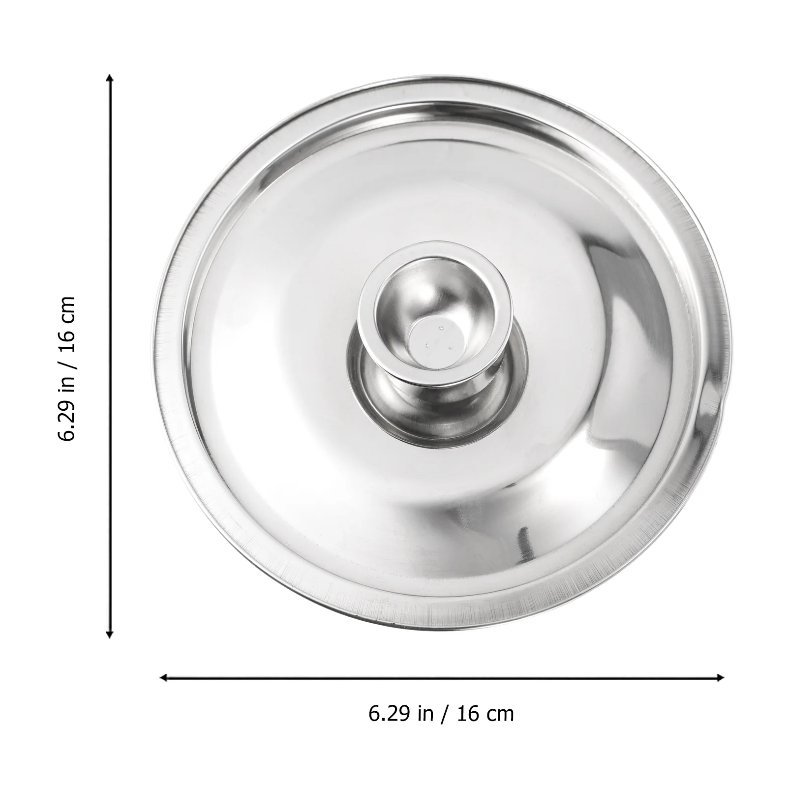 Frascos de aço inoxidável cabeça do cilindro pote tampa tempero pan capa prata cozinha gadget