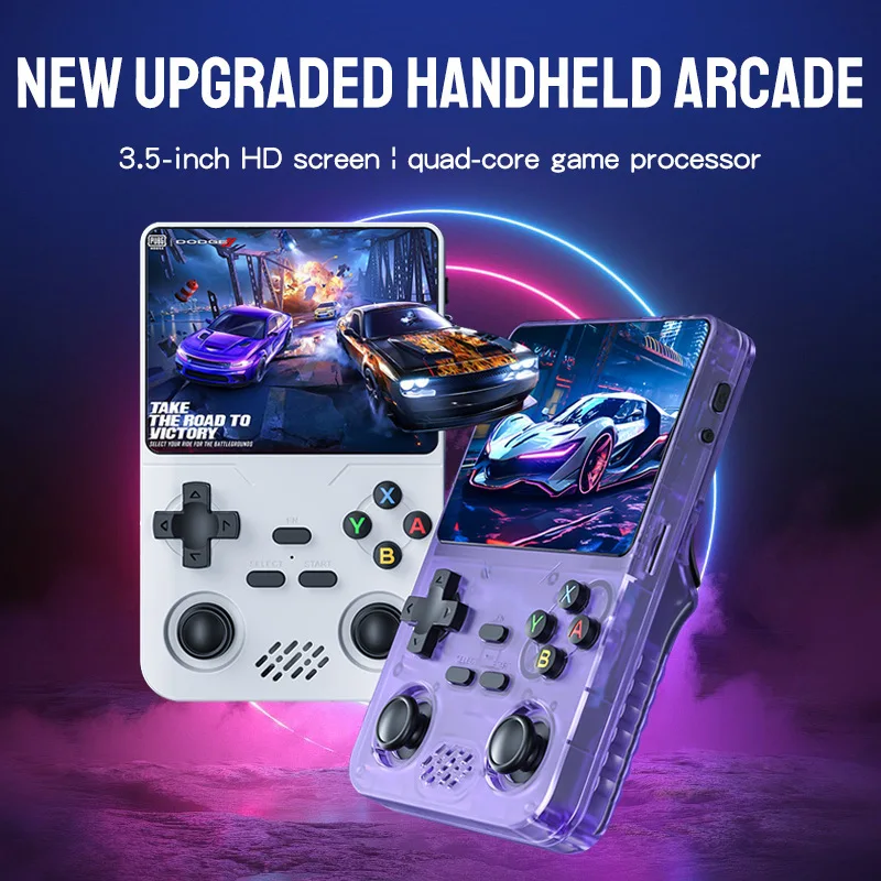 

Портативная игровая консоль Rx6s с открытым исходным кодом, HD-экраном и двумя джойстиками, поддерживает эмуляторы PSP, GBA и аркадных игр для любителей ретро-игр.