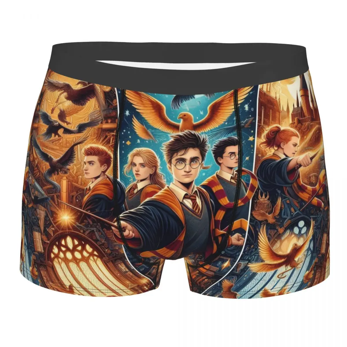 

Custom H-Harryes Magic Cartoons Boxer Shorts For Homme 3D Print Comic Movie Underwear Panties Briefs Breathable Underpants