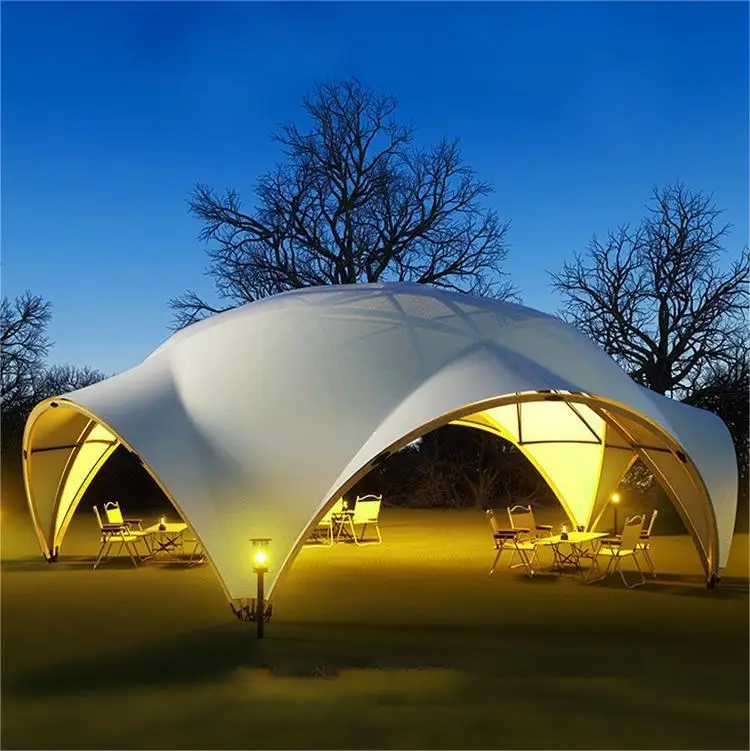 Outdoor Luxury Large PVC Dome Canopy Tent With Waterproof UV-Resistant Fabric For Camping Party Catering Events