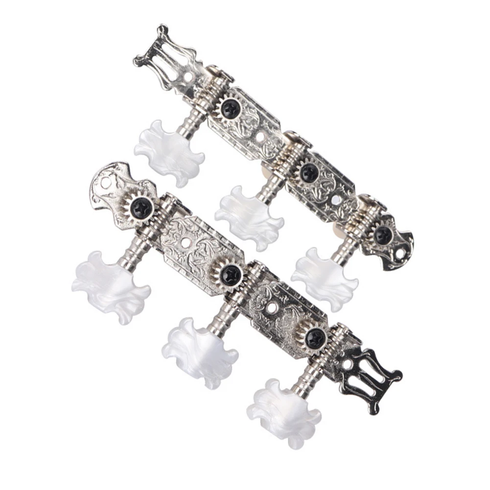 อะไหล่เปลี่ยนหัวจูงกีตาร์คลาสสิก ตัวปรับเสียงกีตาร์ ติดตั้งง่าย อุปกรณ์เสริมเครื่องดนตรี