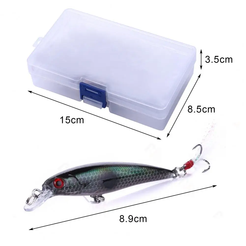 

Fishing Lure with Hooks 10pcs Realistic Minnow Fishing Lure Set with Hooks Topwater Floating Bait for Freshwater for Anglers