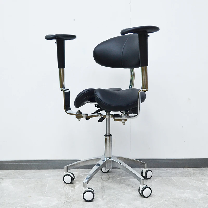 LK-A45 Dental Medical Microscope Dynamic Chair Saddle Stool Dentist Chair With Foot Base