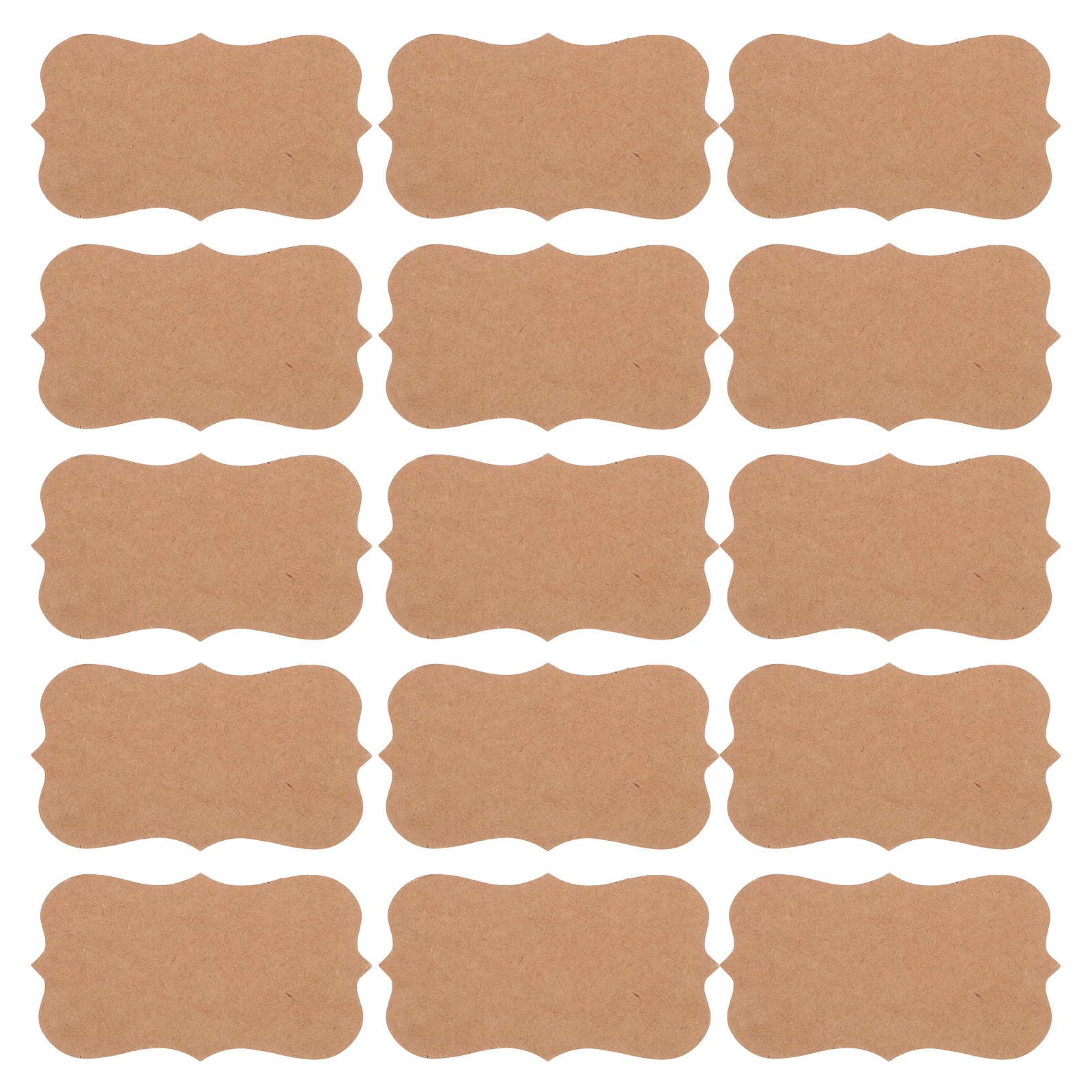 

100 Pcs Kraft Paper Business Card Blank Index Cards File Lightweight Cardstock Decorative Mini Note Printable