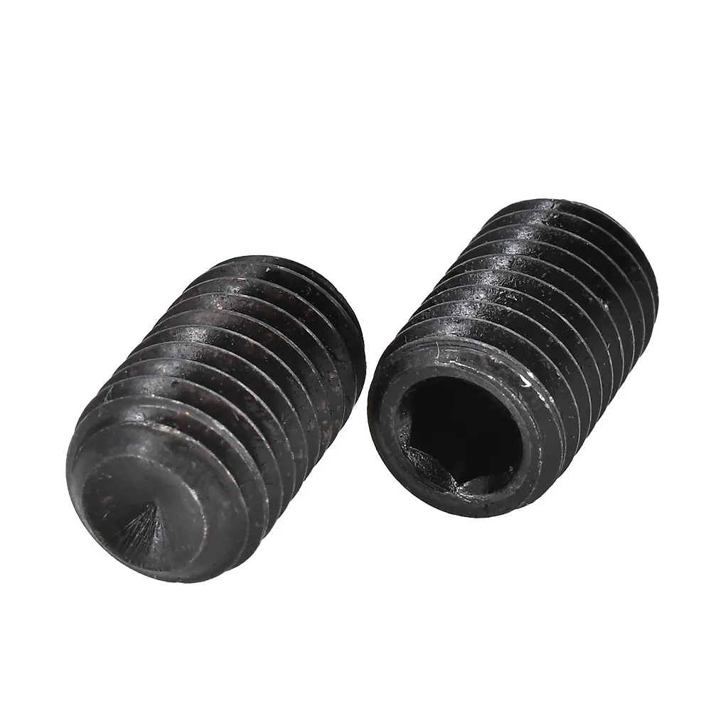 DIN916 Concave Set Screw Metric Threaded Hex Drive Grub Screws Metal Machine Connect Bolts Carbon/Stainless Steel Allen Screws