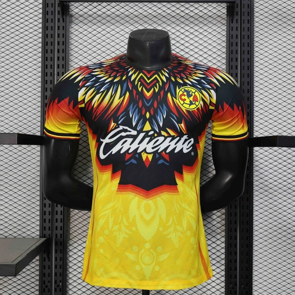 

A Variety of Brand-new Men's Football Safety Protection T-shirts with Advanced 3D Printing Advanced Yellow