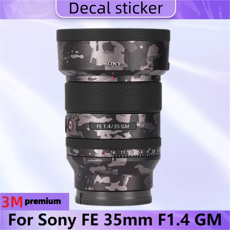 Autocollant d'objectif d'appareil photo anti-rayures pour Sony FE, film de protection rond, peau de protection du corps, 50mm, F1.2 GM, SEL50F12GM, 1.2