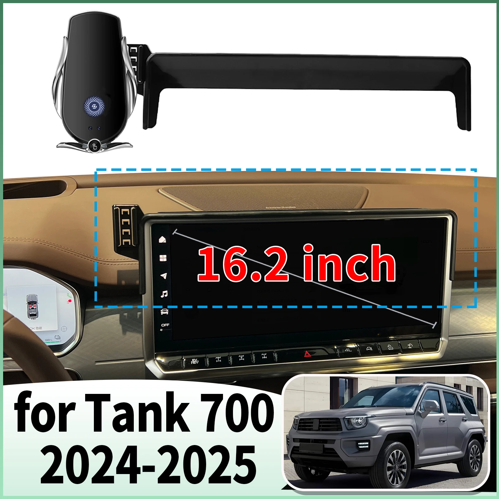 

fit for Tank 700 Tank700 2024 2025 Specific Dashboard Navigation Phone Holder Mount Design Car​​ accessoires