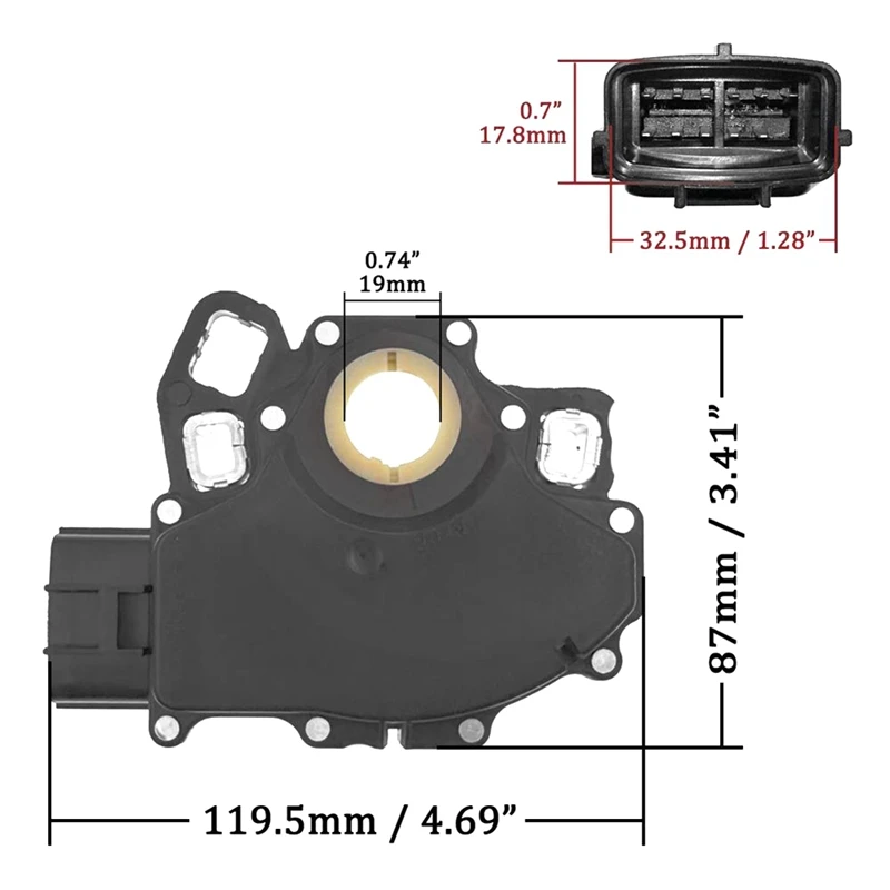 Transmission Neutral Switch Neutral Safety Switch IL2P-7F293-AB F7LZ-7F293-AA For Ford E150 E250 E350 F150 Lincoln Mark