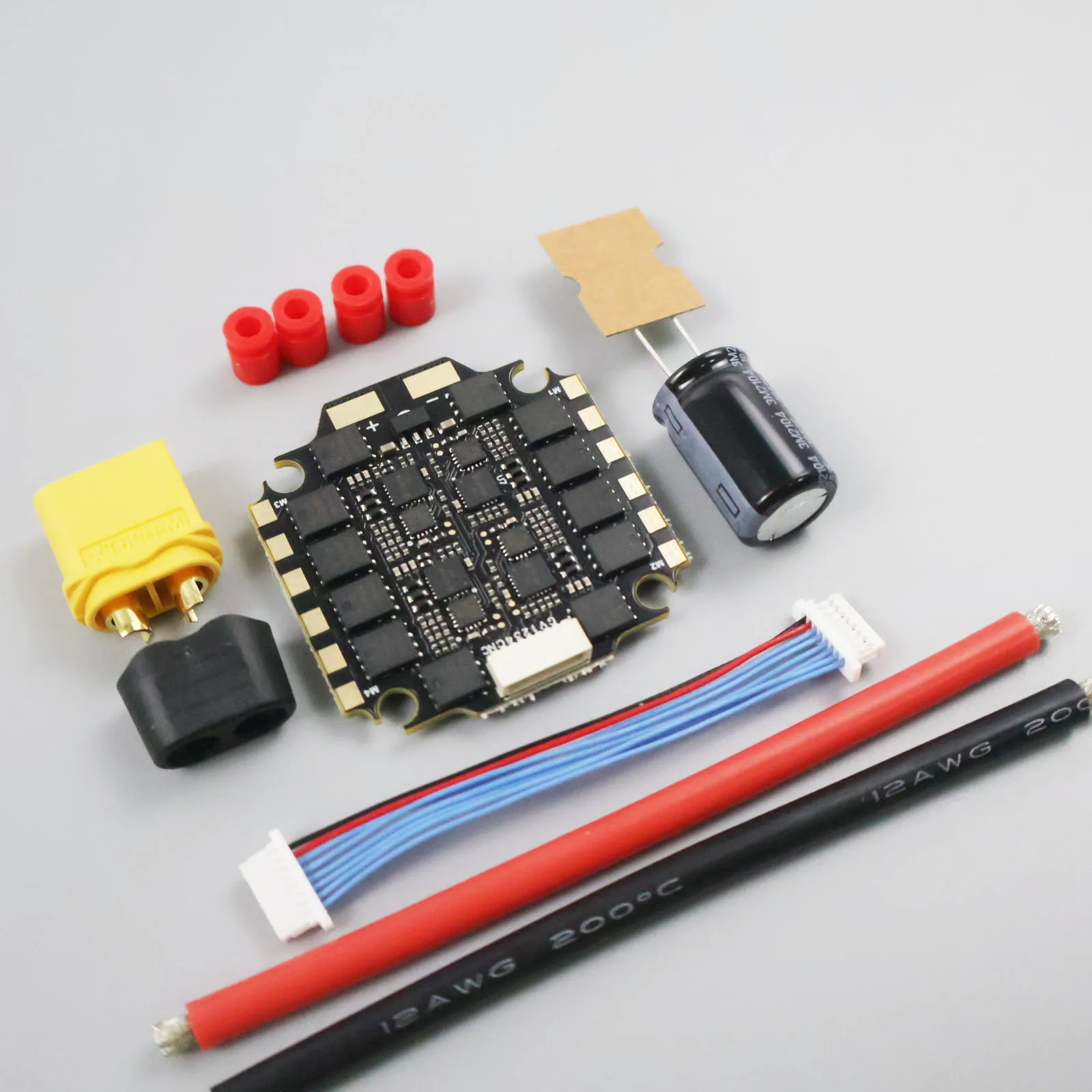 F405HD/F722/F4 V3S Plus FC + 60A 4in1 ESC Stack BLheli_S 3 - 6S ESC Stacks 30.5*30.5mm for DIY RC FPV Racer Drone Upgrade Kit 