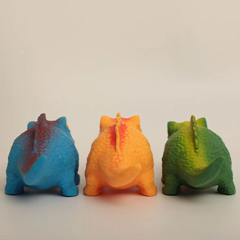 1Pcs New Cartoon Wacky Dinosaur Squeeze Squeeze Toys Children's Funny Animal Stress Relief Vent Toys Birthday Party Holiday Gift