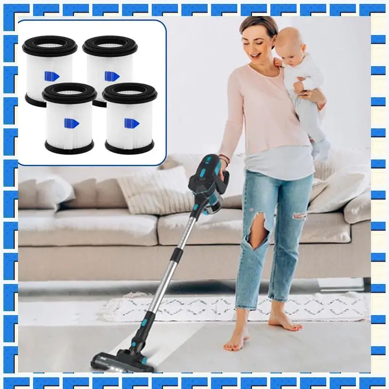 

ABNG 4PCS HEPA Filter With Mesh Filter Replacement For INSE S6T/S6P Pro/N5S Cordless Vacuum Cleaner