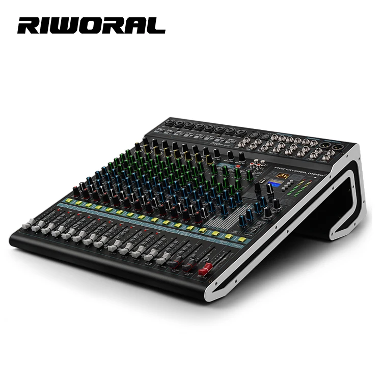 

MX24 Professional DJ DSP Digital 24 Channel Sound Audio Mixer Live Audio Consola Mezclador