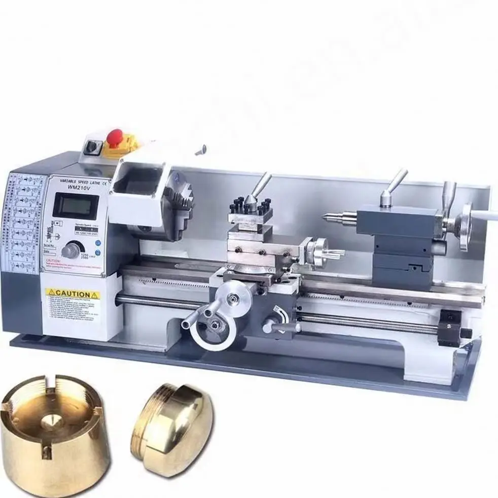 Strong JT-300 220V Horizontal Mini Manual Metal Lathe Competitive Price Medium  4 Tool Posts MT5 Spindle Taper 1 Year 400mm