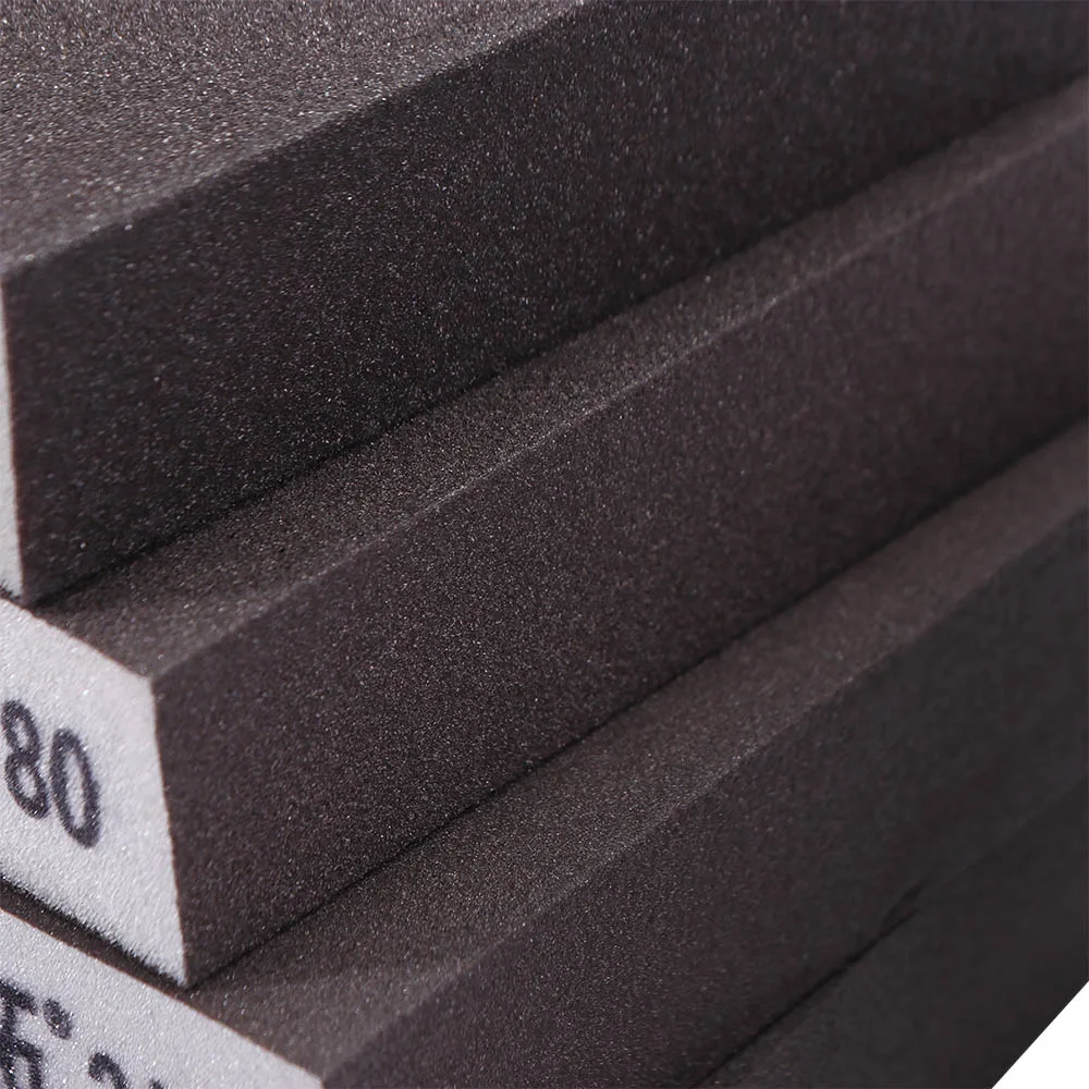 Abrasive Pad Sanding Sponge Blocks Derusting Sponge Sandpaper Model Washable Grit 60 80 100 120 180 240 320 Polished Sand Brick