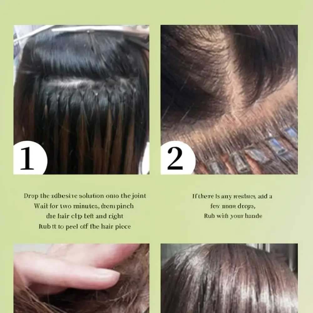 For Fsherney Wig Glue Dissolver Liquid Professional Adhesive Remover Solvent Gentle Cleanser For Lace Wigs And Hairpieces