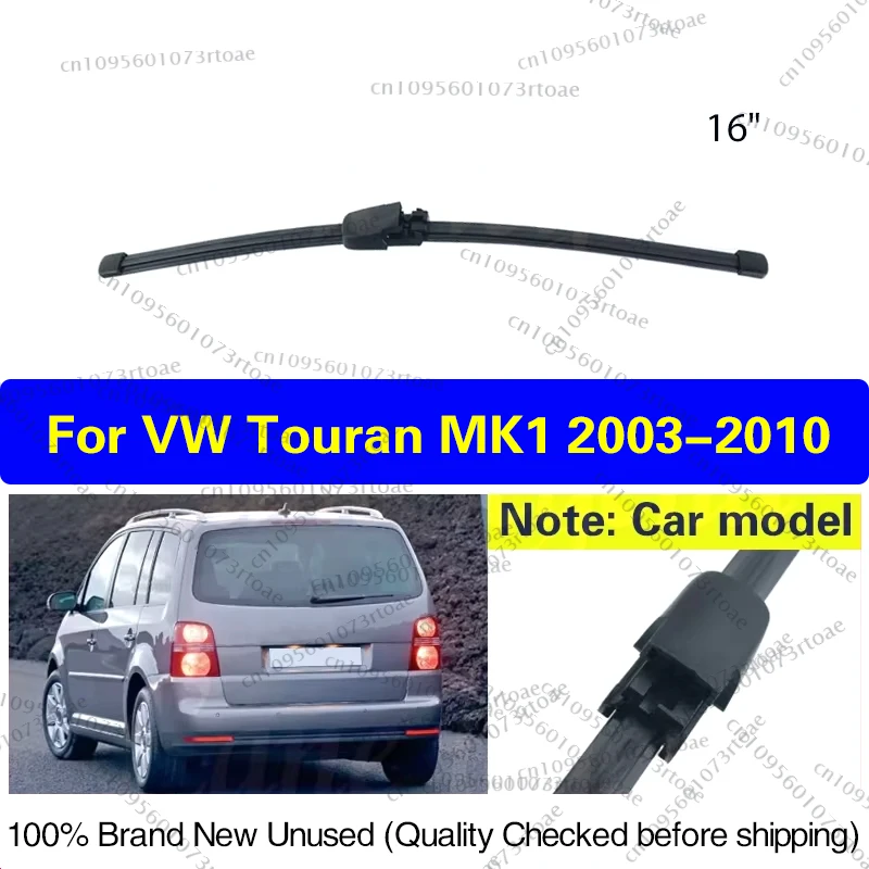 

16" Rear Wiper Blade For VW Touran MK 1 2003 - 2010 1T1 1T2 Windshield Windscreen Clean Tailgate Window Brush Car Accessories
