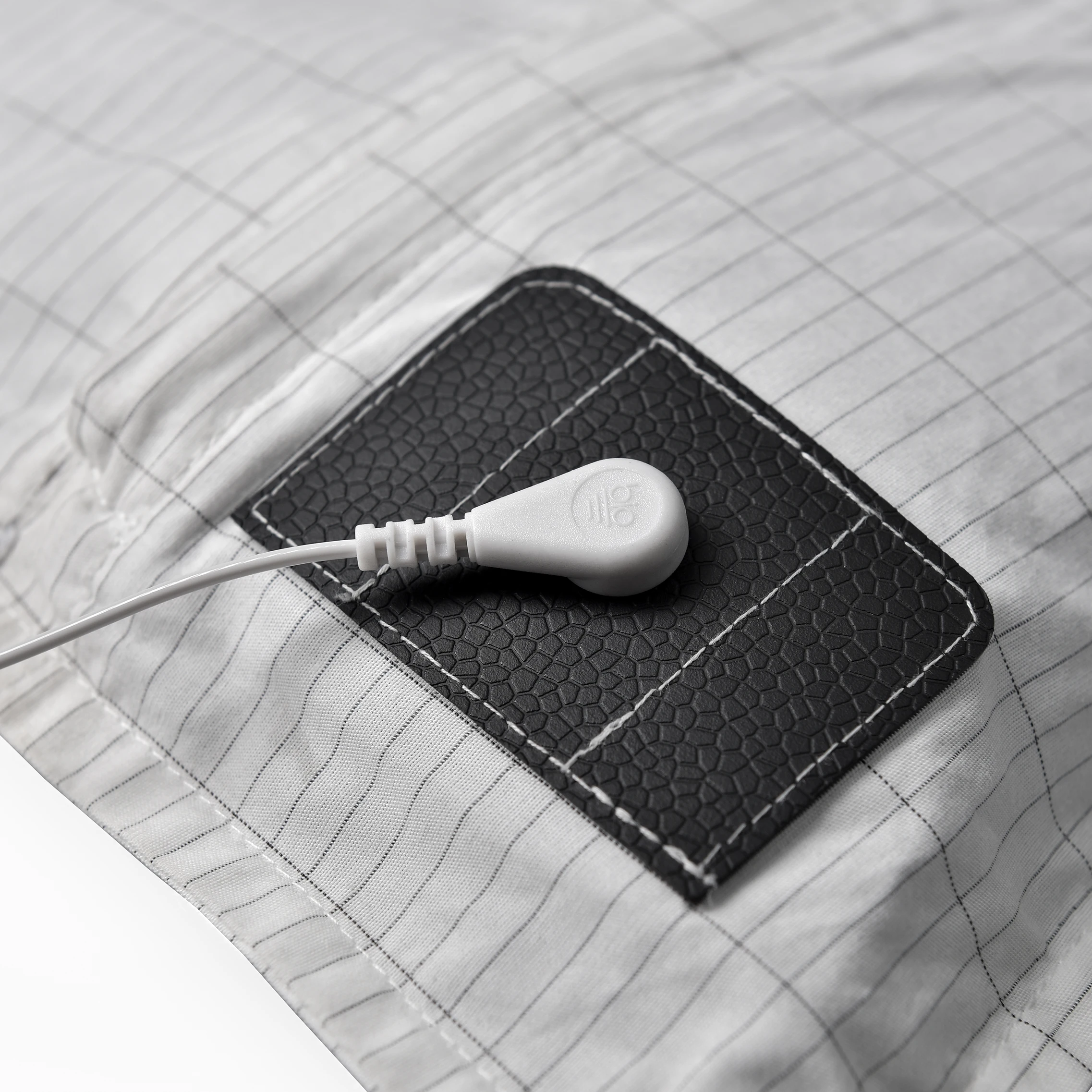 MAXSHARER-sábana de cama de puesta a tierra, fibra de plata conductora, Sábana plana de algodón orgánico para un mejor sueño, salud natural