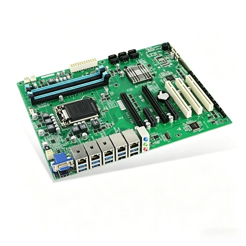 Carte mère industrielle EAMB-1585, puce C236, 5 ports réseau, socket LGA1151, pour serveur informatique