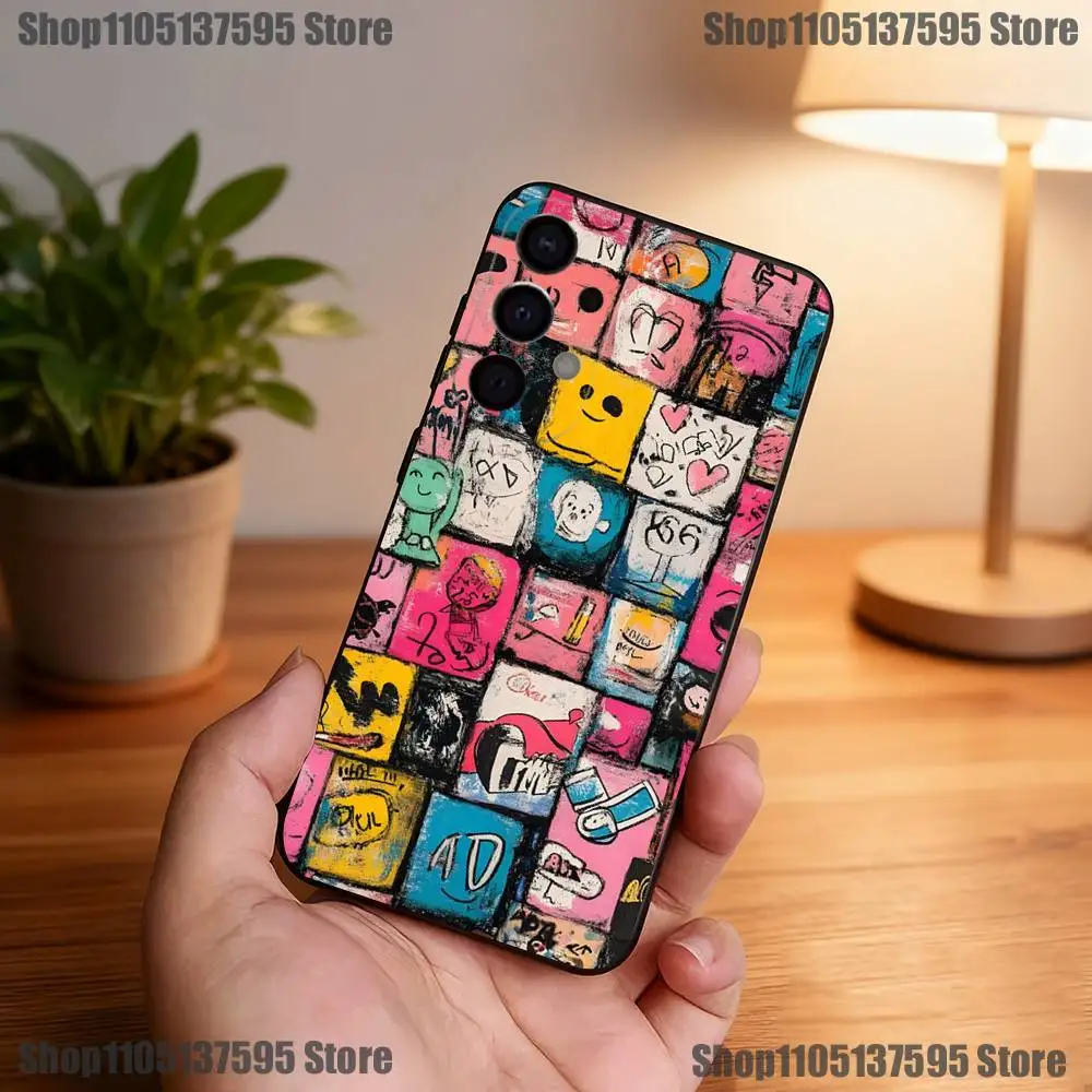 เคสโทรศัพท์ลายวงดนตรีลาตินมาเฟียสุดฮิต สำหรับ Samsung S25,S24,S21,S22,S23,S30,Ultra,S20,Plus,Fe,Lite,5G สีดำ