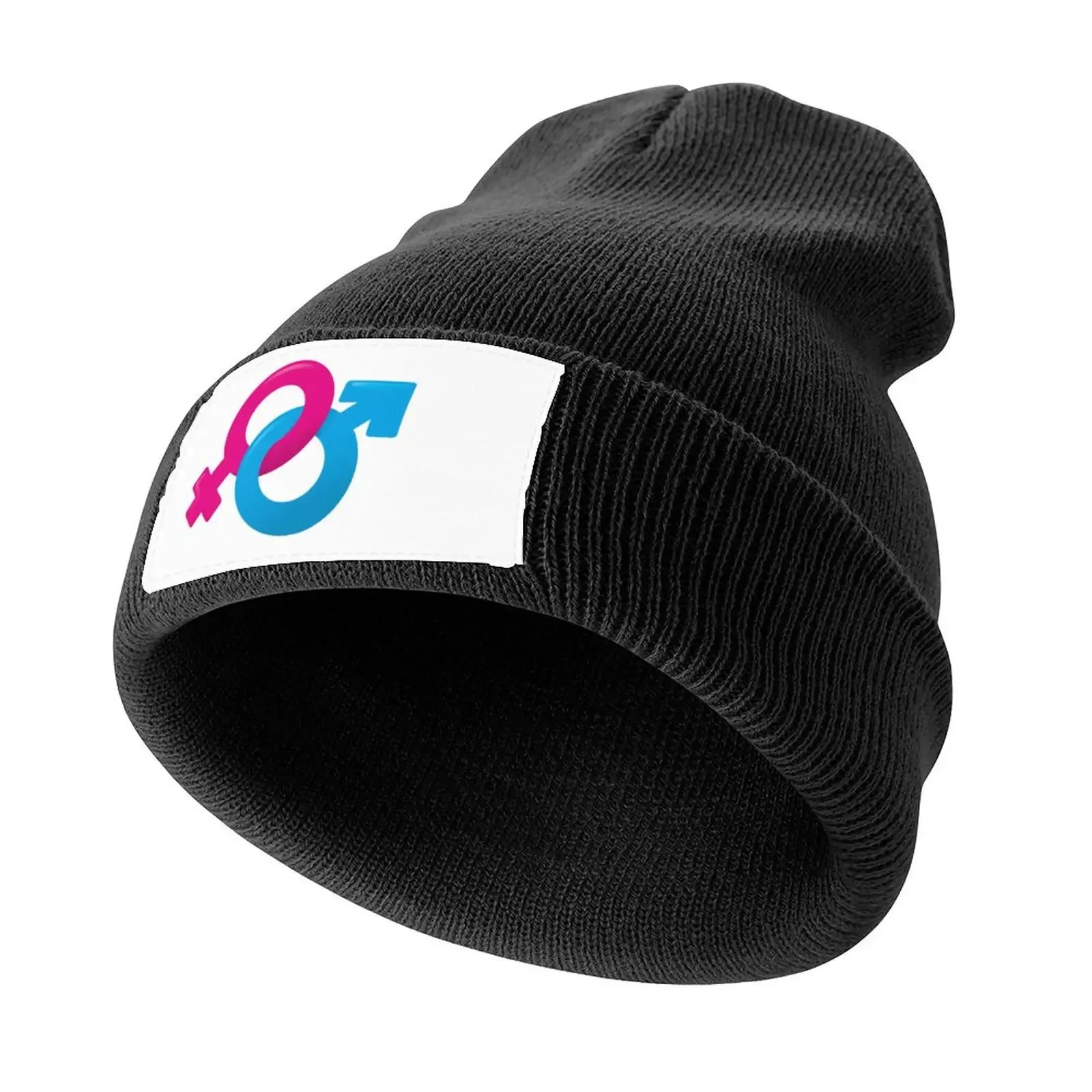 

Illustration of an icon symbol heterosexual couple. Ideal for catalogs, informative and institutional material Knitted Cap