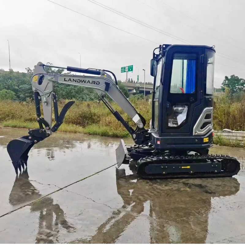تخصيص حفارة صغيرة 2.5 طن حفار صغير بالجملة جديد الزاحف حقيبة صغيرة متعددة الوظائف حفارة صغيرة 3.5 طن السعر