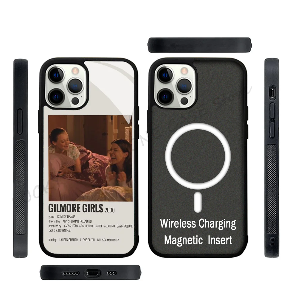 

Phone Case Phone Case Strong Magnetic For IPhone 15 14 13 Pro Max 11 12 Mini G-Gilmore Girls TV For Magsafe