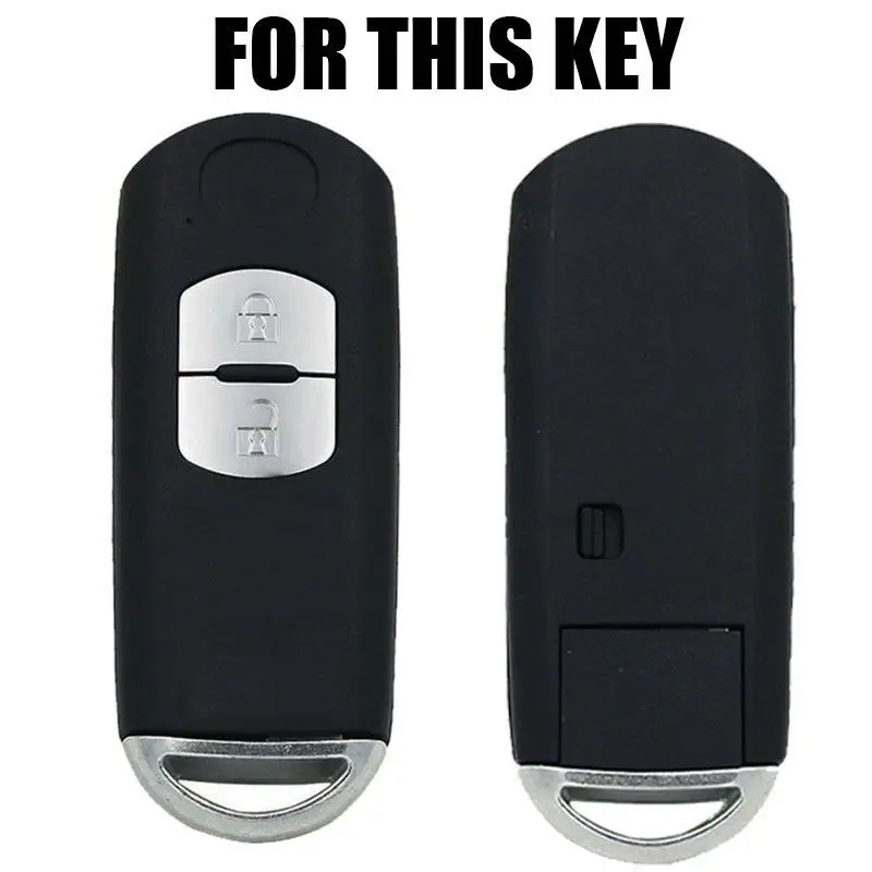 Silicone Key Case Fob For Mazda CX-5 /CX5 Atenza CX-7 CX-9 MX5 Keyless Remote Key Cover Shell Skin Holder 2 Button Protector