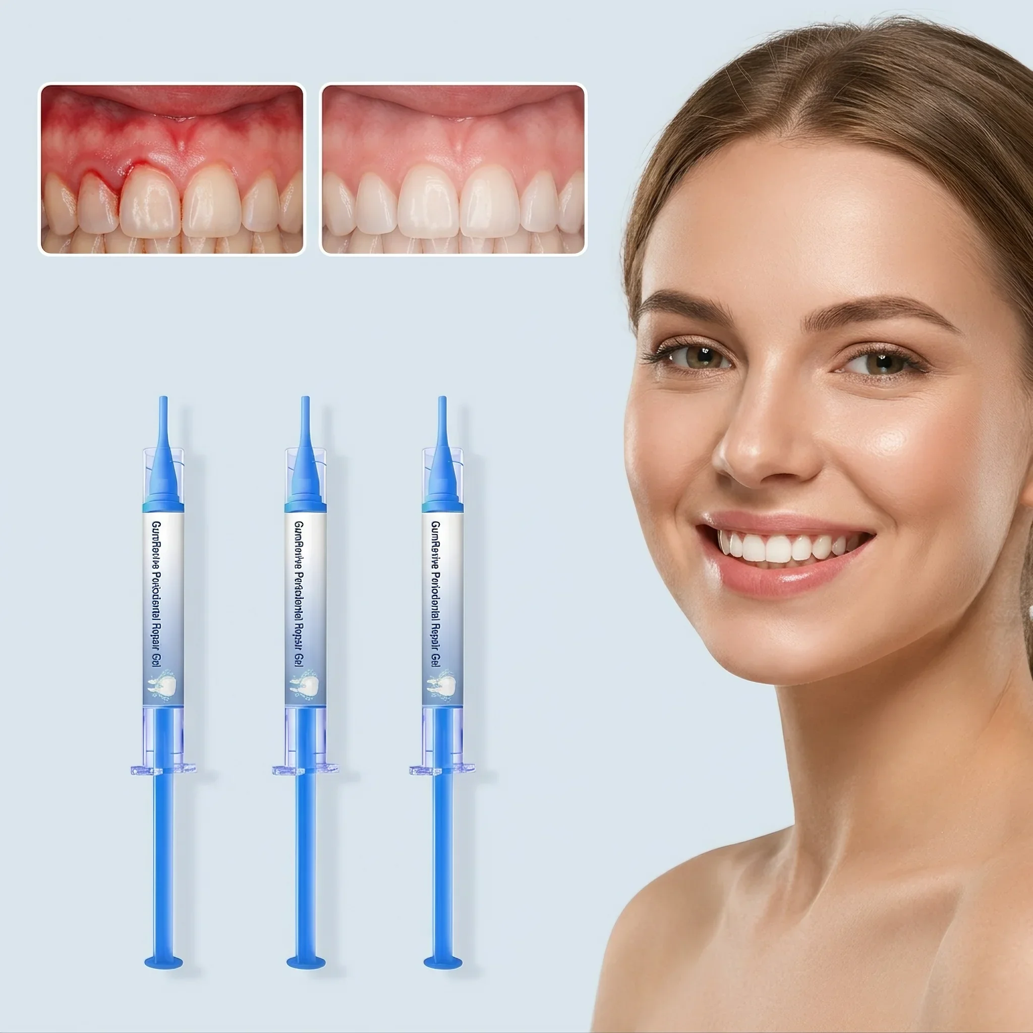 NEW  H OT SELLING Teeth & Gum Care Gel Powerful Oral Fresh Care Formula Deep Cleaning Protection for Healthy Smile