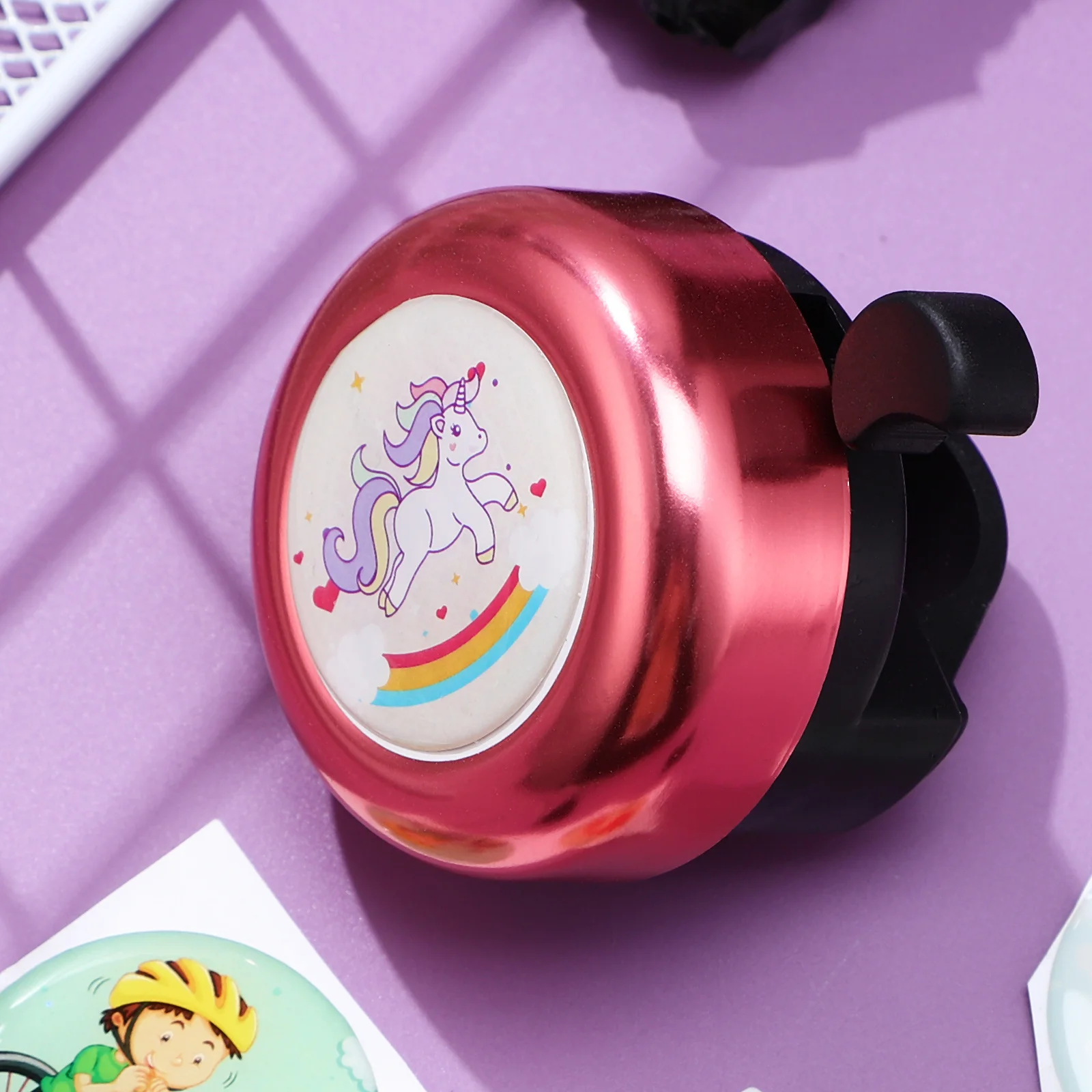 

Bicycle Cute Bike Bell Stickers Alloy Handlebar Bell For Mountain Road Bikes Cycling Accessories Bike Bells For