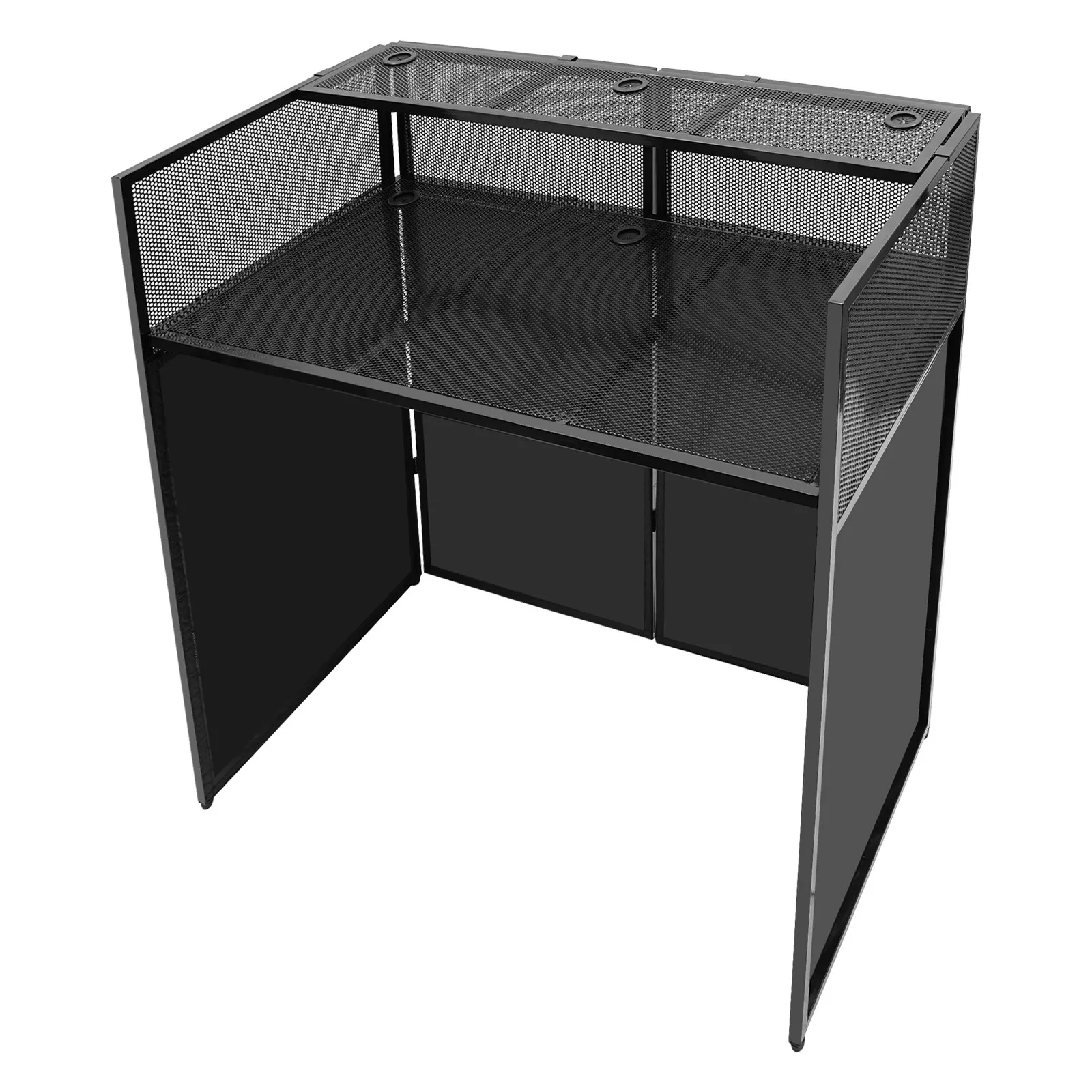 

Передвижная стойка для диджея, портативный диджейский пульт, стол-фасад для диджейского оборудования, подставка для аудиомикшера и контроллера, органайзер для кабелей