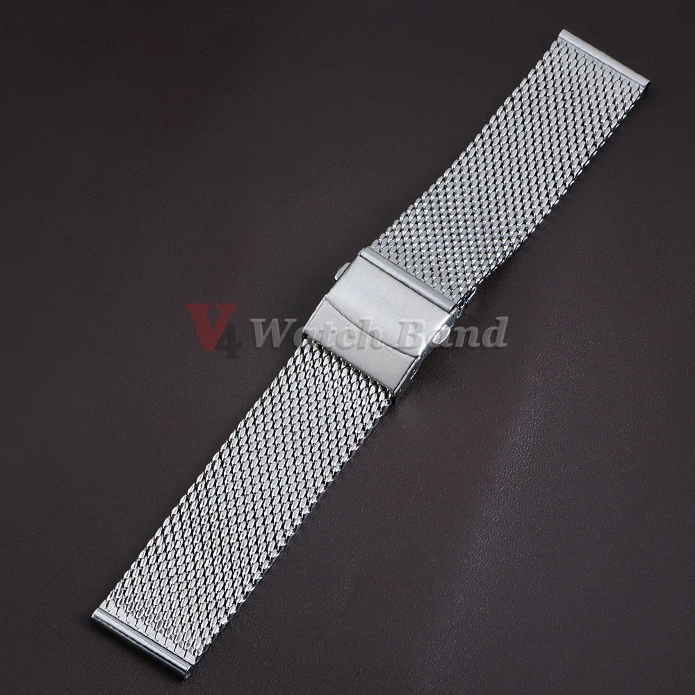 20mm 22mm 18mm Armband 0,6 1,0mm Mesh Milanese Uhrenarmband für IWC für Rolex für Omega Edelstahl-Armband für Seiko Armband – Detail 7