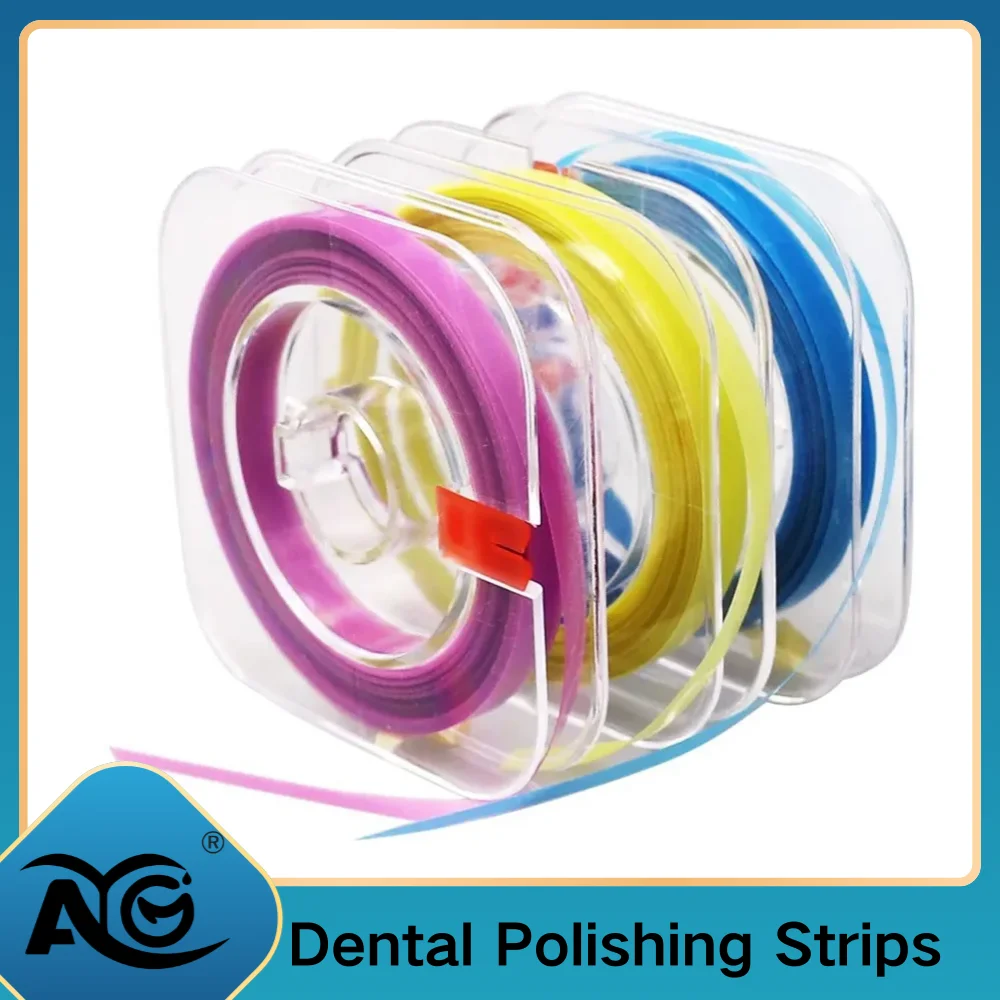 1PC Dental Polishing Strip Roll 6m*4mm Resin Teeth Grinding Sanding Shaping Dentist Material Whitening Strips Stripping Dental