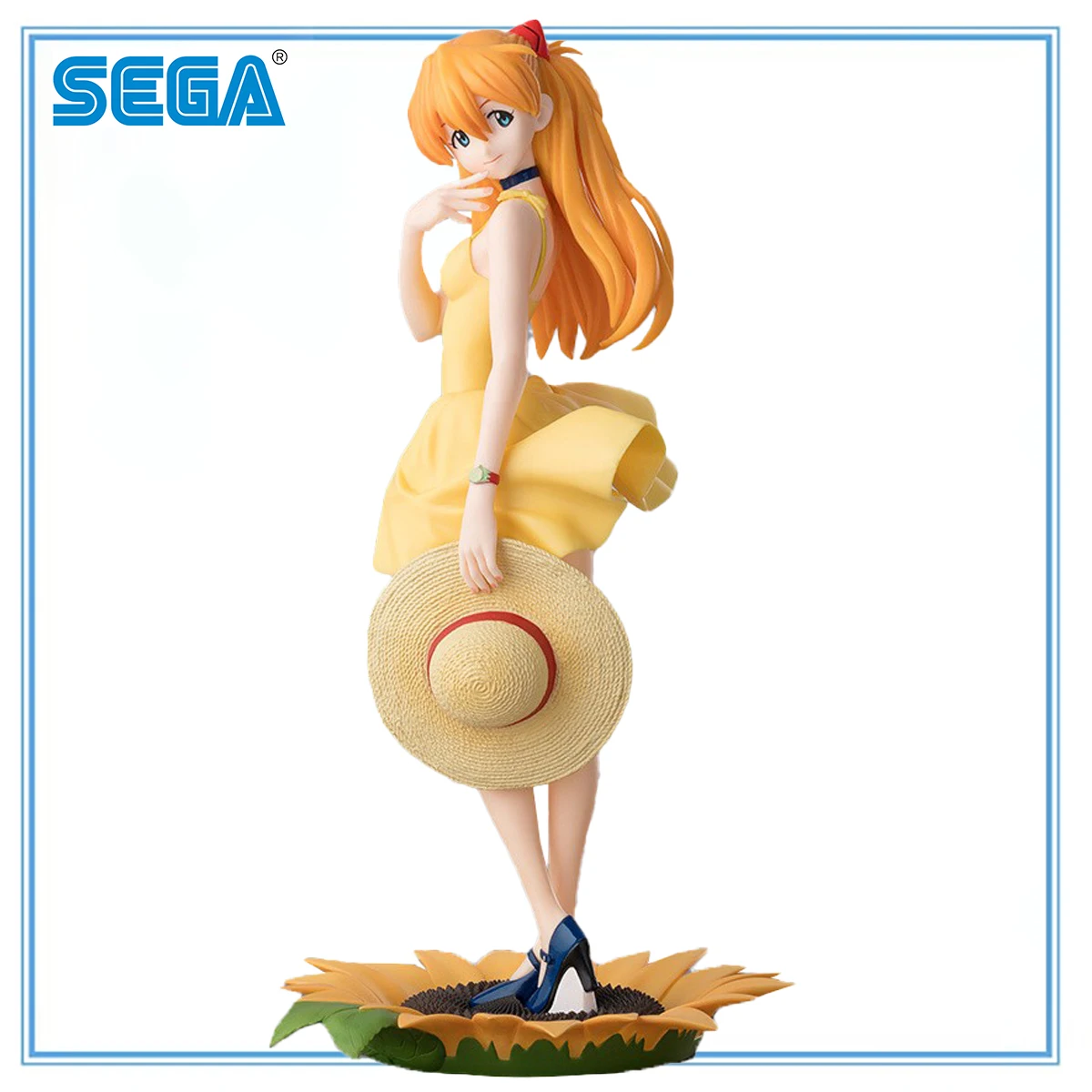 

100% оригинальное летнее платье SEGA Luminasta Shin Seiki Evangelion Souryuu Asuka Langley, коллекция Ver.2, серия моделей игрушек