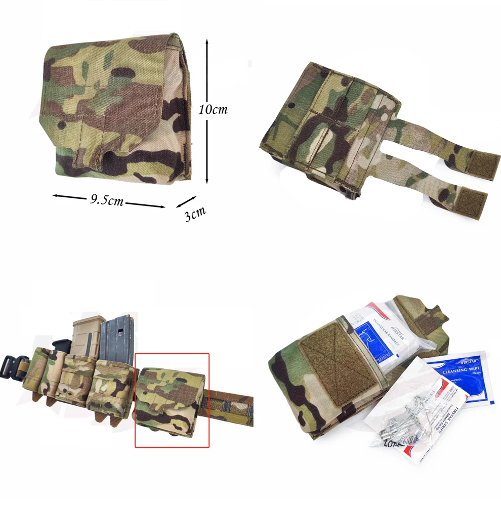 Outdoor Multifunctional Miscellaneous Mini Bag Tactical Waist Belt Vest MOLLE Mag Accessories Bag
