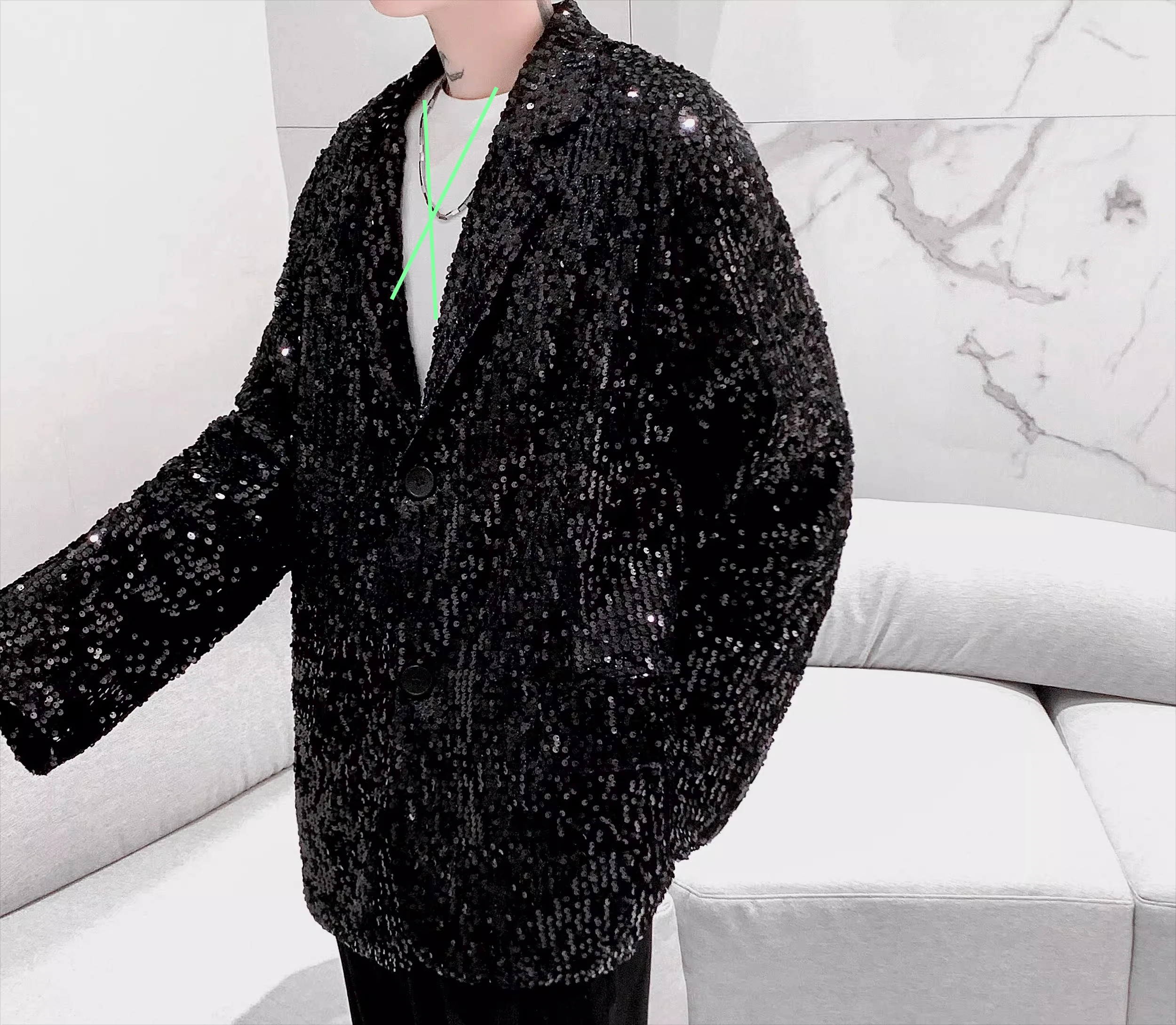black jacket