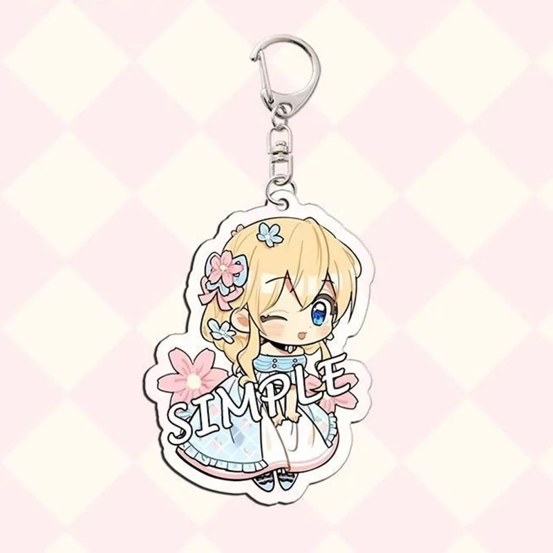 أنيمي الذي جعلني الأميرة تأثيري المفاتيح للجنسين Kawaii الاكريليك قلادة كيرينغ مفتاح سلسلة حقيبة الملحقات هدية #4