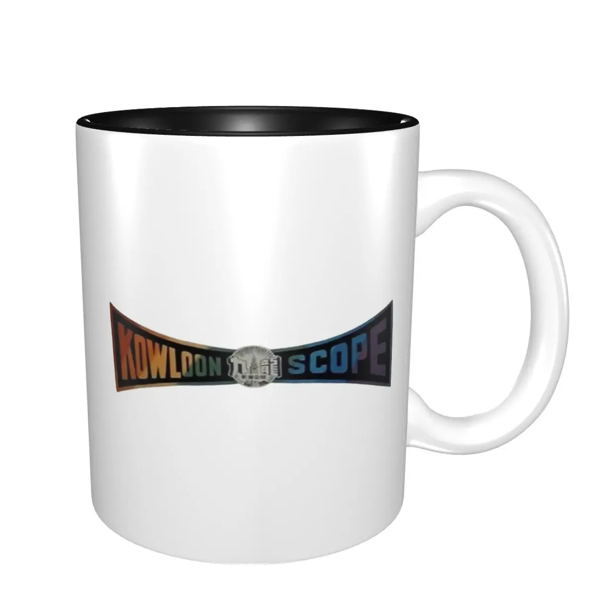 Kowloon Scope Mug Funny Ceramic Coffee Cups Tea Mugs Milk Cup Drinkware Gifts for Friends