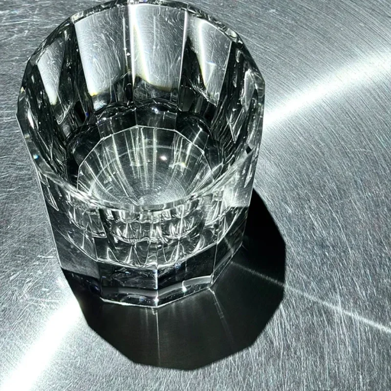 

Crystal cup foreign wine cup Edo cut high-end glass cup gift