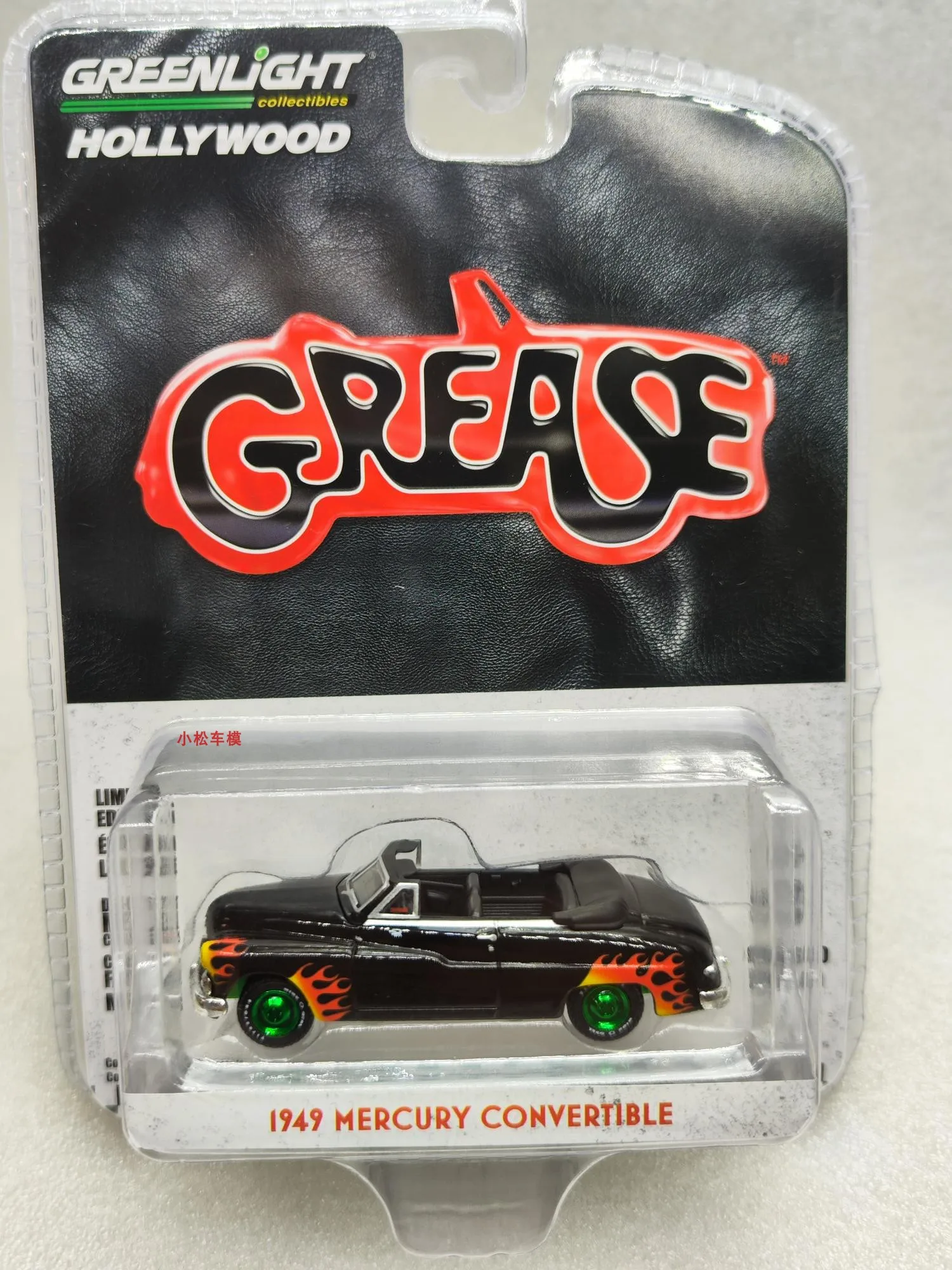 

Green Light 1:64 Hollywood Series 40 Grace (1978) -1949 Mercury Convertible Green Machine Car Model Collection Toys Gifts