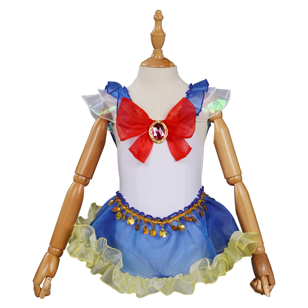 Tsukino Cosplay Usagi costumi da bagno Costume Cosplay bambini ragazze tuta Costume da bagno abiti Halloween Carnival Suit