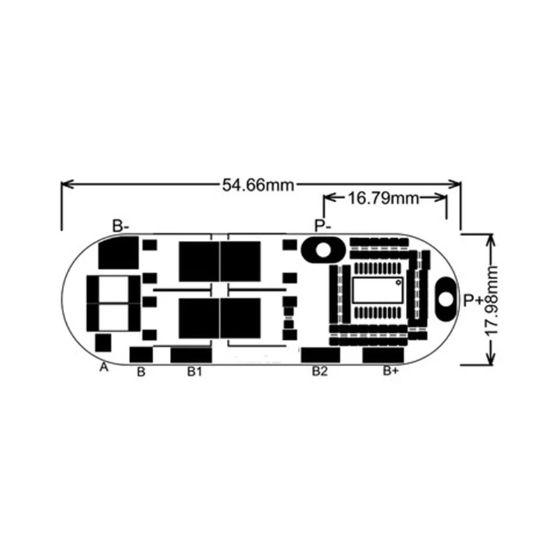 BMS 25A 3S 12.6V 4S 16.8V 5S 21V 18650 Li-ion Lithium Battery Protection Circuit Charging Board Module PCM Polymer Lipo Cell PCB