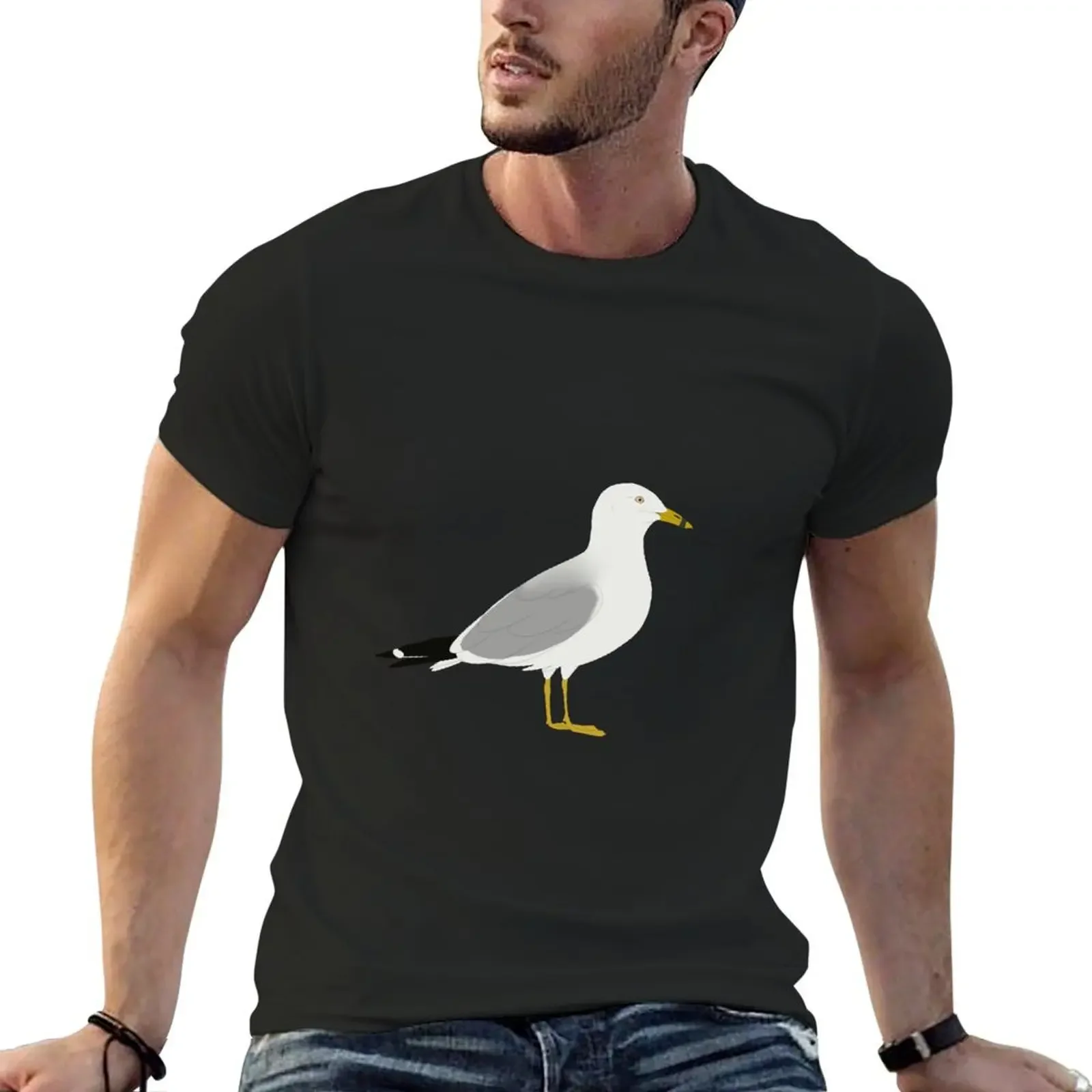 Ring Billed Gull T-Shirt aesthetic clothes man t shirt vintage anime shirt oversized t shirt men graphic t shirts